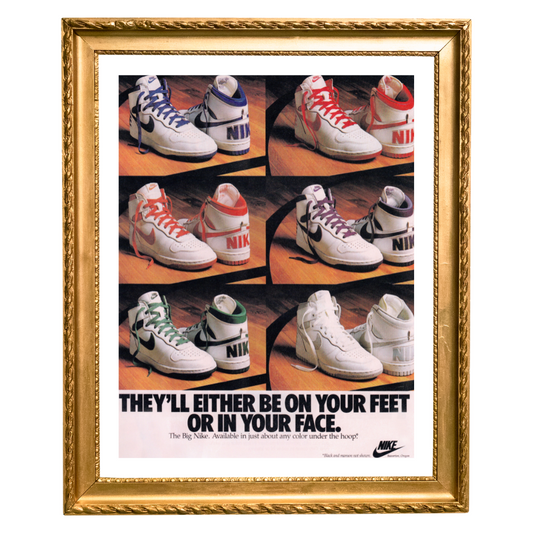 On Your Feet Or In Your Face Nike Ad (1986)